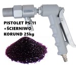 Pistolet PS-11 + ścierniwo 25 kg 