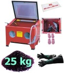 PIASKARKA KABINOWA 90 l + ścierniwo 25 kg