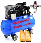 Kompresor do piaskowania zbiornik 300L 1500L/min