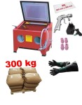 PIASKARKA KABINOWA 90 l + ŚCIERNIWO 300 kg