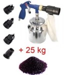 PISTOLET Z ODZYSKIEM + 25 kg ścierniwa