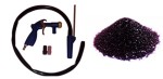 Pistolet z wężem + 25 kg ścierniwa do piaskowania